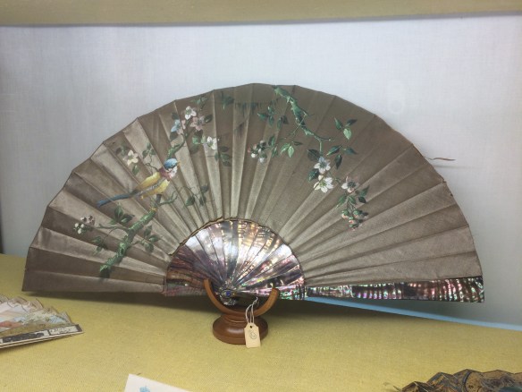 Gorgeous antique fan on display at the Alcazar