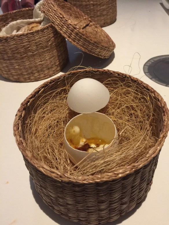 Coddled egg at Choco