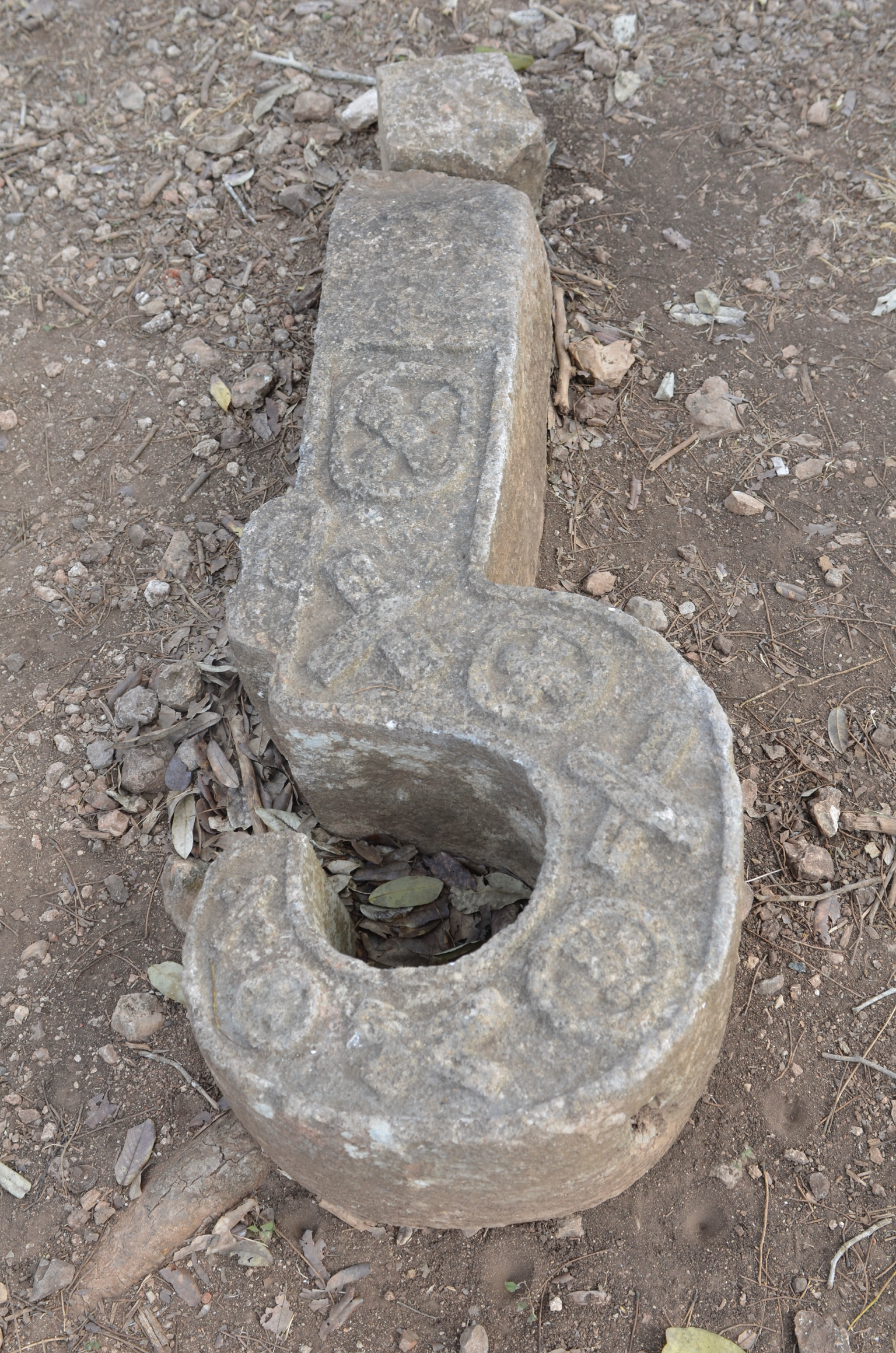 One of Chaak's noses, not yet restored to its proper place.