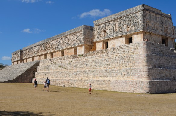 The "Governor's Palace" at Uxmal. Again, probably no governors, but it looked like a governor's palace to the Spanish.